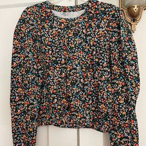 Zara Floral Long-Sleeved Top - NWT